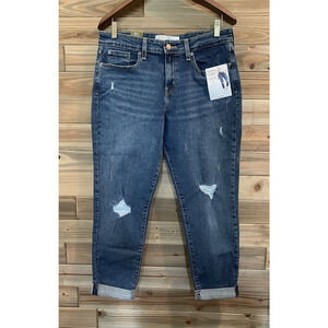 LEVI STRAUSS GOLD Signature Boyfriend Denim Crop Stretch Jeans Women's Sz 11 /30